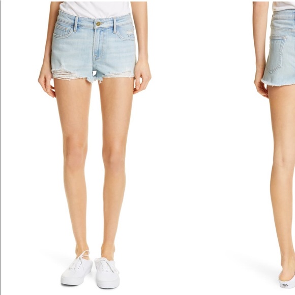 Frame Denim Pants - NEW • Frame Denim • Le Grand Garçon Shorts 27 Blue